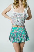 Load image into Gallery viewer, Lucie Skirt -Emerald Garden Print
